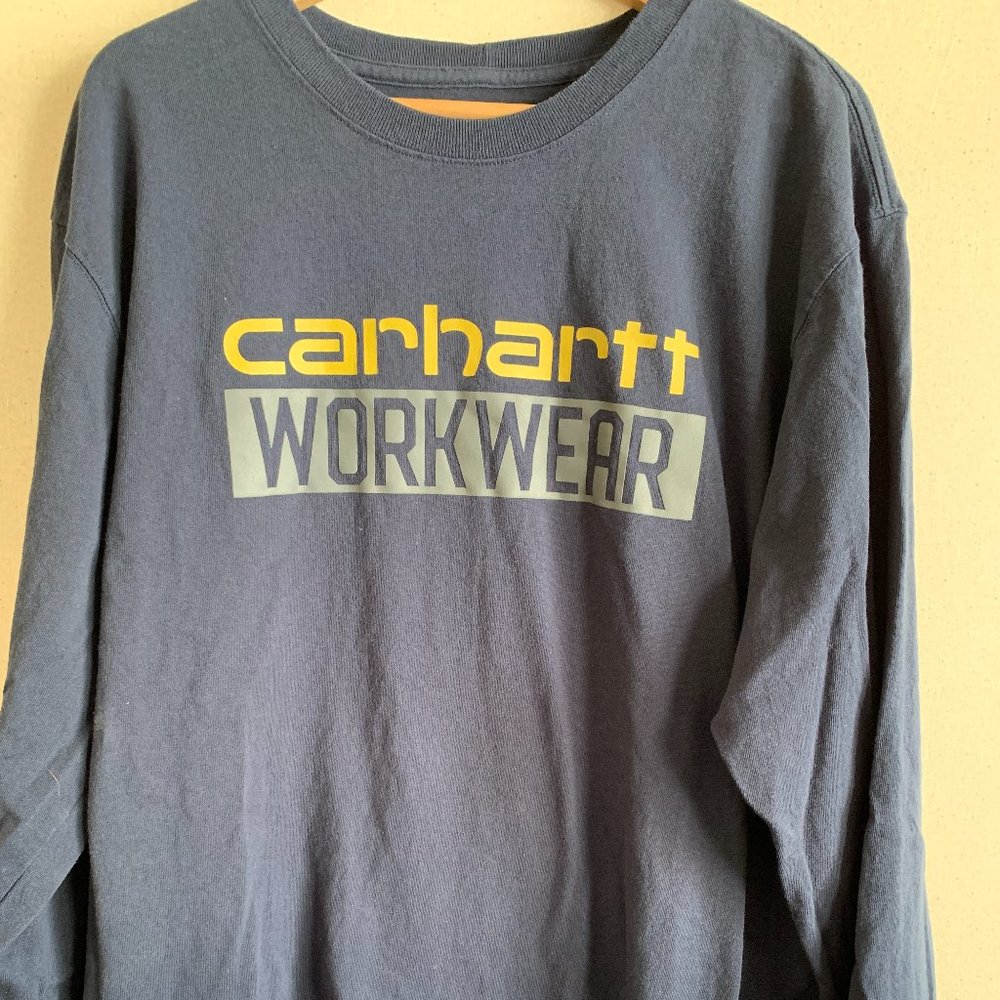 Carhartt Workwear Long Sleeve T Shirt Mens Large